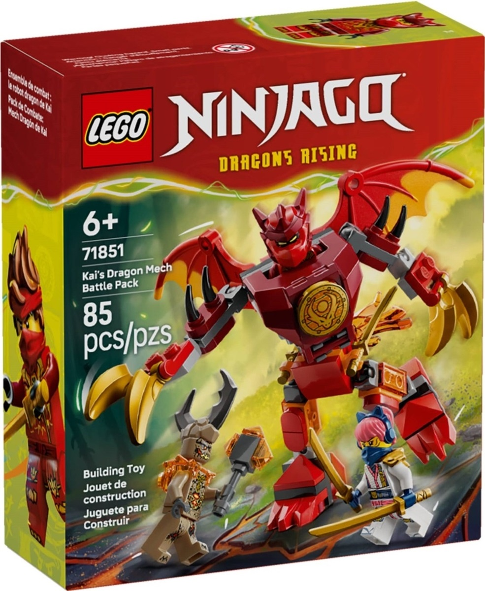 LEGO Ninjago Kai's Dragon Mech Battle Pack Set #71851 BRAND NEW IN BOX