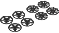 LEGO Speed Champions / Harry Potter Black Wheel Cover 2 BRAND NEW Packs