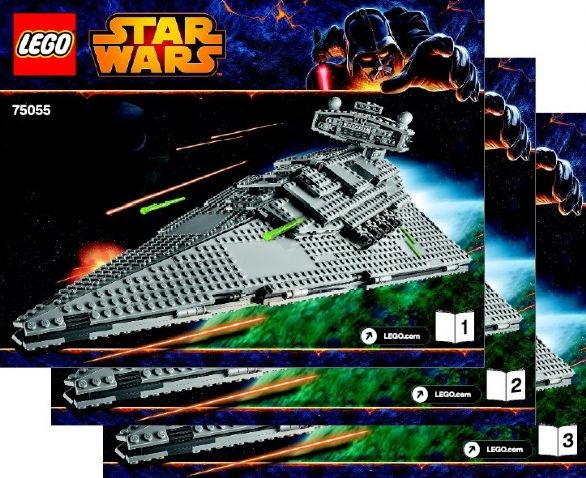 LEGO Star Wars Imperial Star Destroyer Set #75055 Includes Instructions , no Minifigures