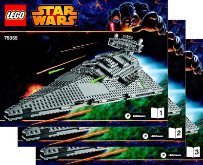 LEGO Star Wars Imperial Star Destroyer Set #75055 Includes Instructions , no Minifigures