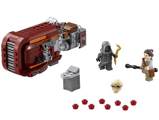 LEGO Star Wars Rey's Speeder Set #75099 Includes Minifigures and Instructions