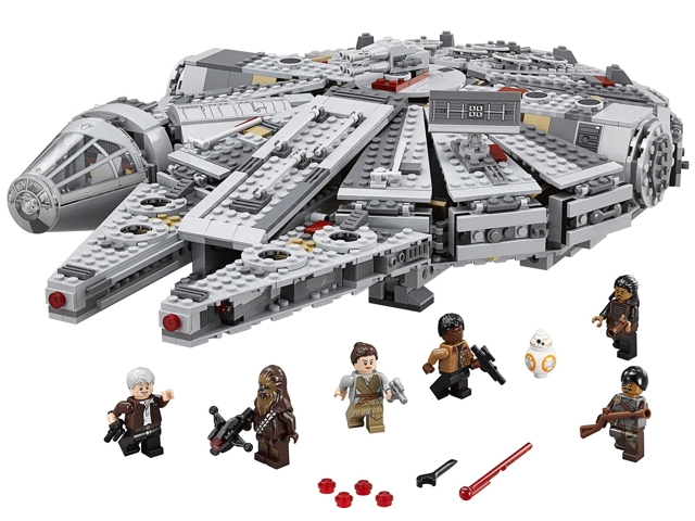 LEGO Star Wars Millennium Falcon Set #75105 As Pictured