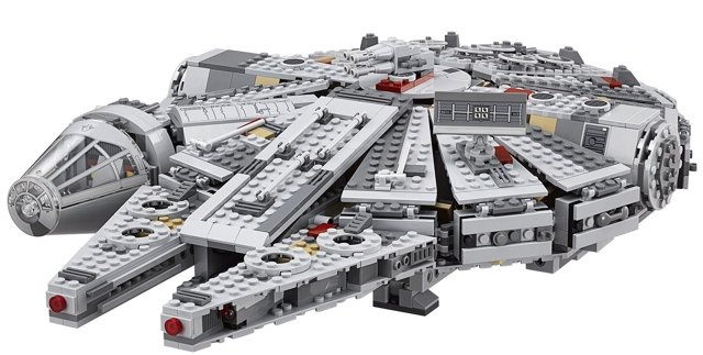 LEGO Star Wars Millennium Falcon Set #75105 Includes Instructions , no Minifigures