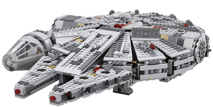 LEGO Star Wars Millennium Falcon Set #75105 Includes Instructions , no Minifigures