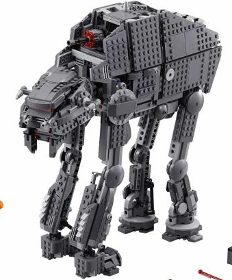 LEGO Star Wars First Order Heavy Assault Walker Set #75189 Includes Instructions, no Minifigures