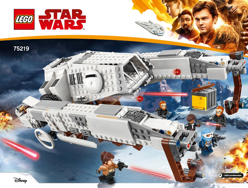 LEGO Star Wars Imperial AT-Hauler Set #75219 Includes Instructions, no Minifigures