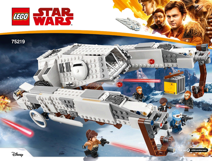 LEGO Star Wars Imperial AT-Hauler Set #75219 Includes Instructions, no Minifigures