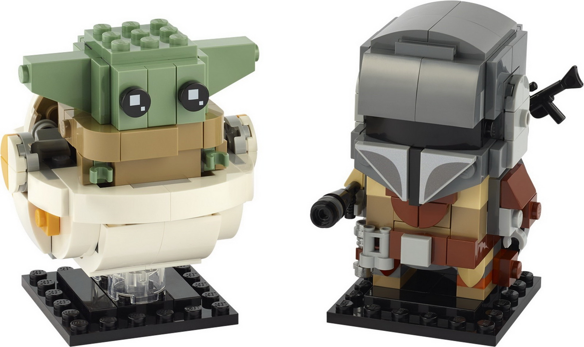LEGO Star Wars BrickHeadz The Mandalorian & The Child Set #75317 BRAND NEW IN BOX