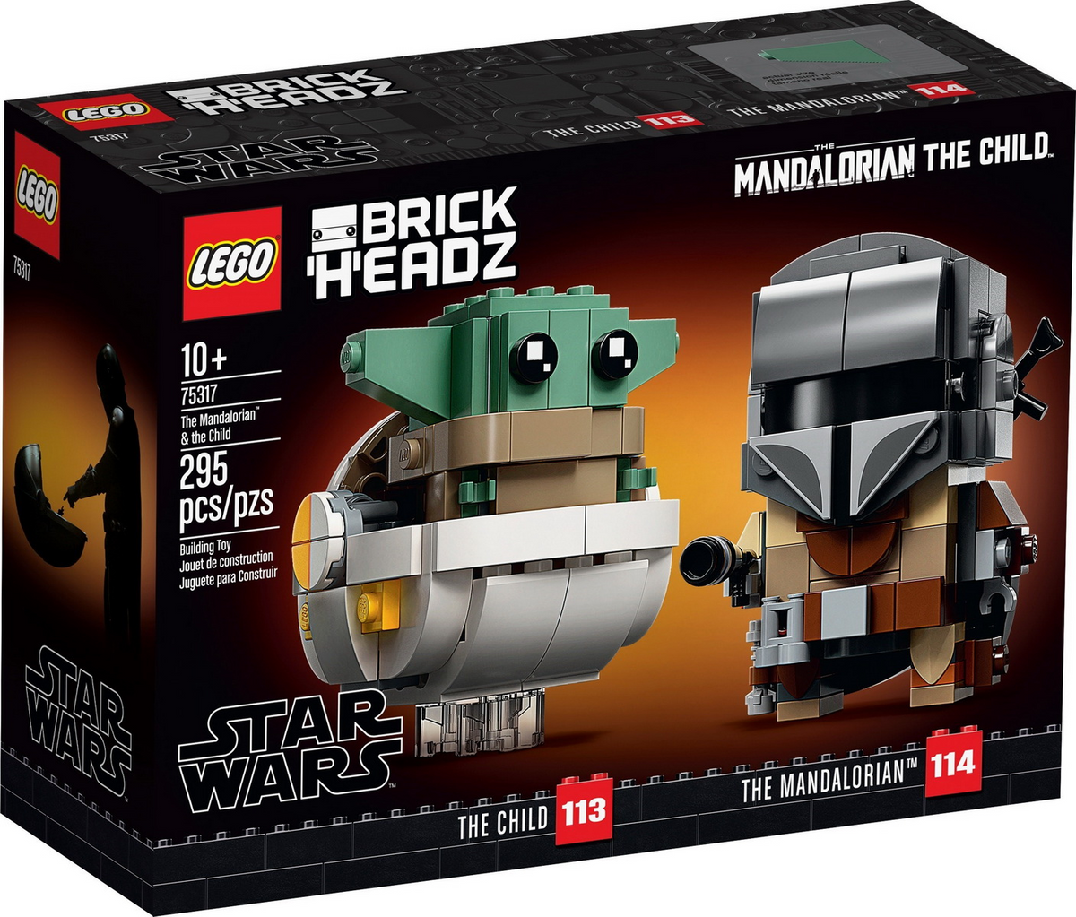 LEGO Star Wars BrickHeadz The Mandalorian & The Child Set #75317 BRAND NEW IN BOX
