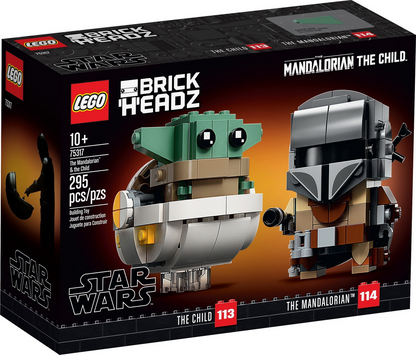 LEGO Star Wars BrickHeadz The Mandalorian & The Child Set #75317 BRAND NEW IN BOX