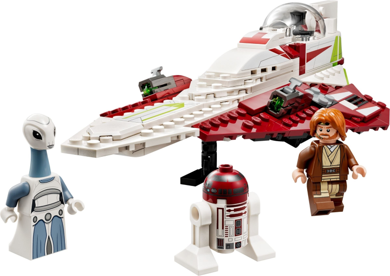 LEGO Star Wars Obi Wan Kenobi's Jedi Starfighter Set #75333 with Box and Instructions