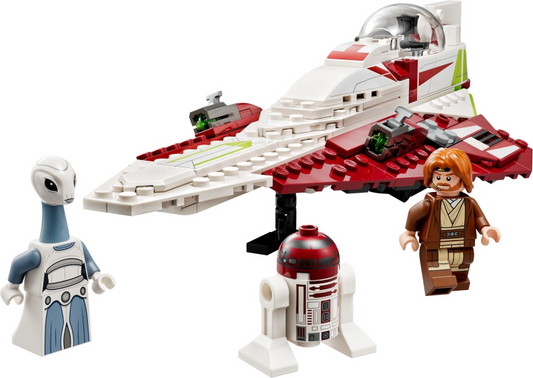 LEGO Star Wars Obi Wan Kenobi's Jedi Starfighter Set #75333 with Box and Instructions