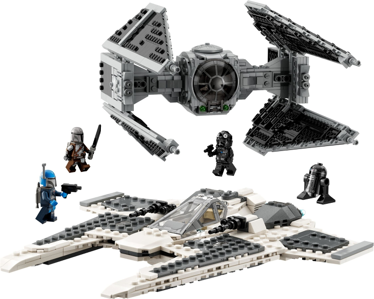 LEGO Star Wars Mandalorian Fang Fighter vs TIE Interceptor Set #75348 BRAND NEW IN BOX