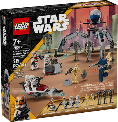 LEGO Star Wars Clone Trooper and Battle Droid Battle Pack Set #75372 BRAND NEW IN BOX
