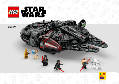 LEGO Star Wars The Dark Falcon Set #75389 BRAND NEW Pieces Minifigures and Instructions