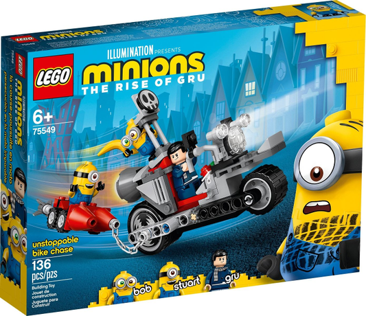 LEGO Minions Unstoppable Bike Chase Set #75549 BRAND NEW