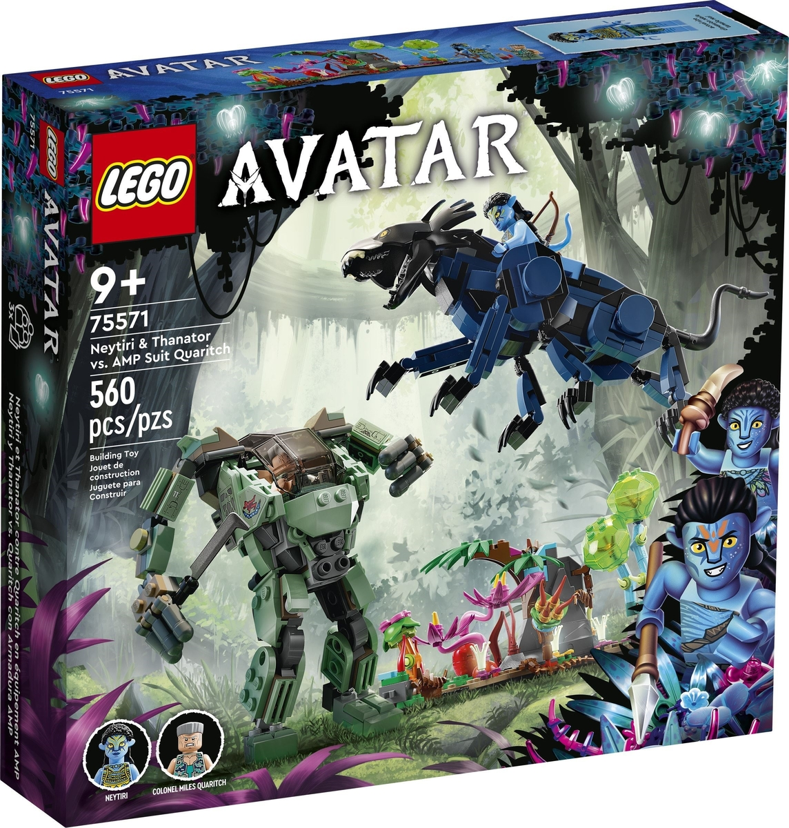 LEGO Avatar Neytiri and Thanator vs AMP Suit Quaritch Set #75571 BRAND NEW IN BOX