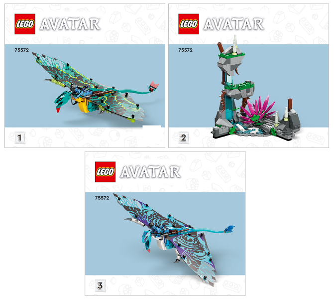 LEGO Avatar Jake and Neytiri's First Banshee Flight Set #75572