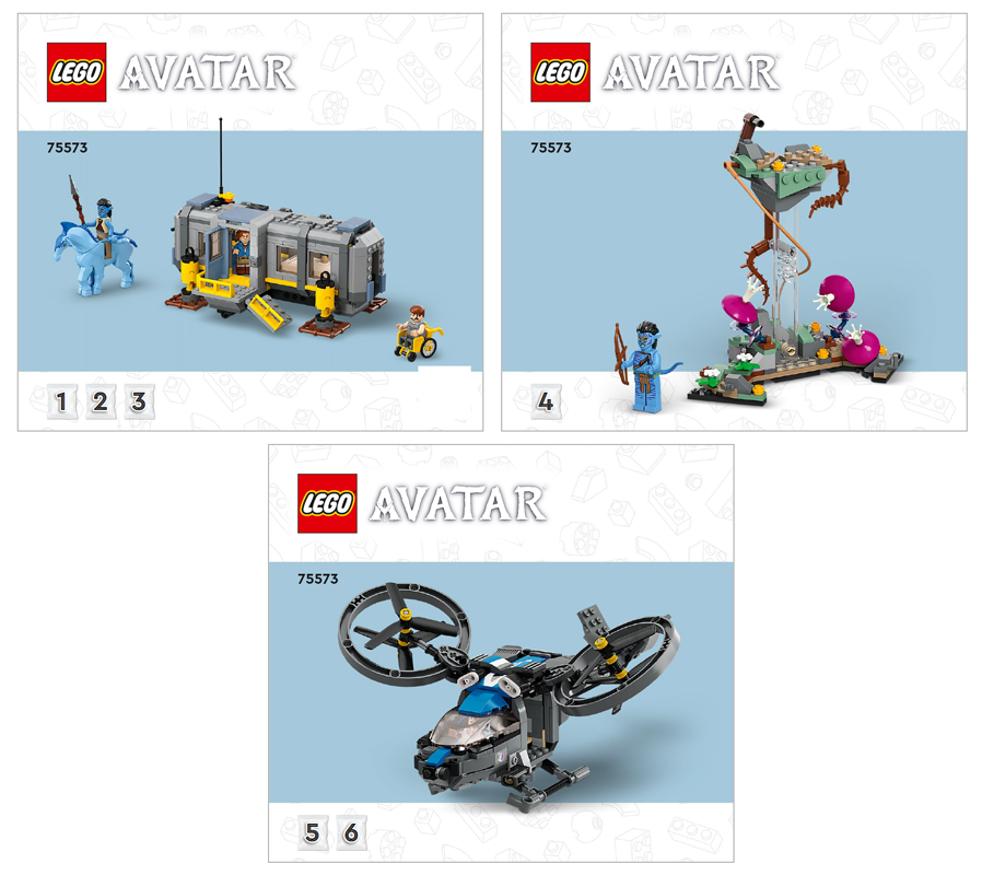 LEGO Avatar Floating Mountains: Site 26 and RDA Samson Set #75573