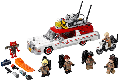 LEGO Ghostbusters Ecto-1 and -2 Set #75828 Includes Minifigures and Instructions