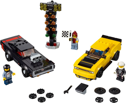 LEGO Speed Champions Dodge Challenger and Charger Set #75893 As Pictured
