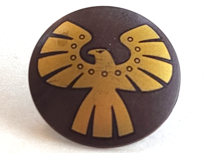LEGO Shield With Eagle Pattern from Warrior Woman Minifigure