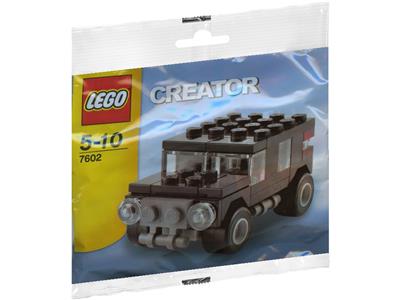 LEGO Creator Black SUV Polybag BRAND NEW Set #7602 - Hellema Cookies Promotional