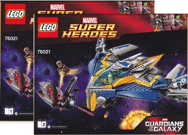 LEGO Marvel Superheroes The Milano Space Ship Rescue Set #76021 As Pictured - Includes Instructions