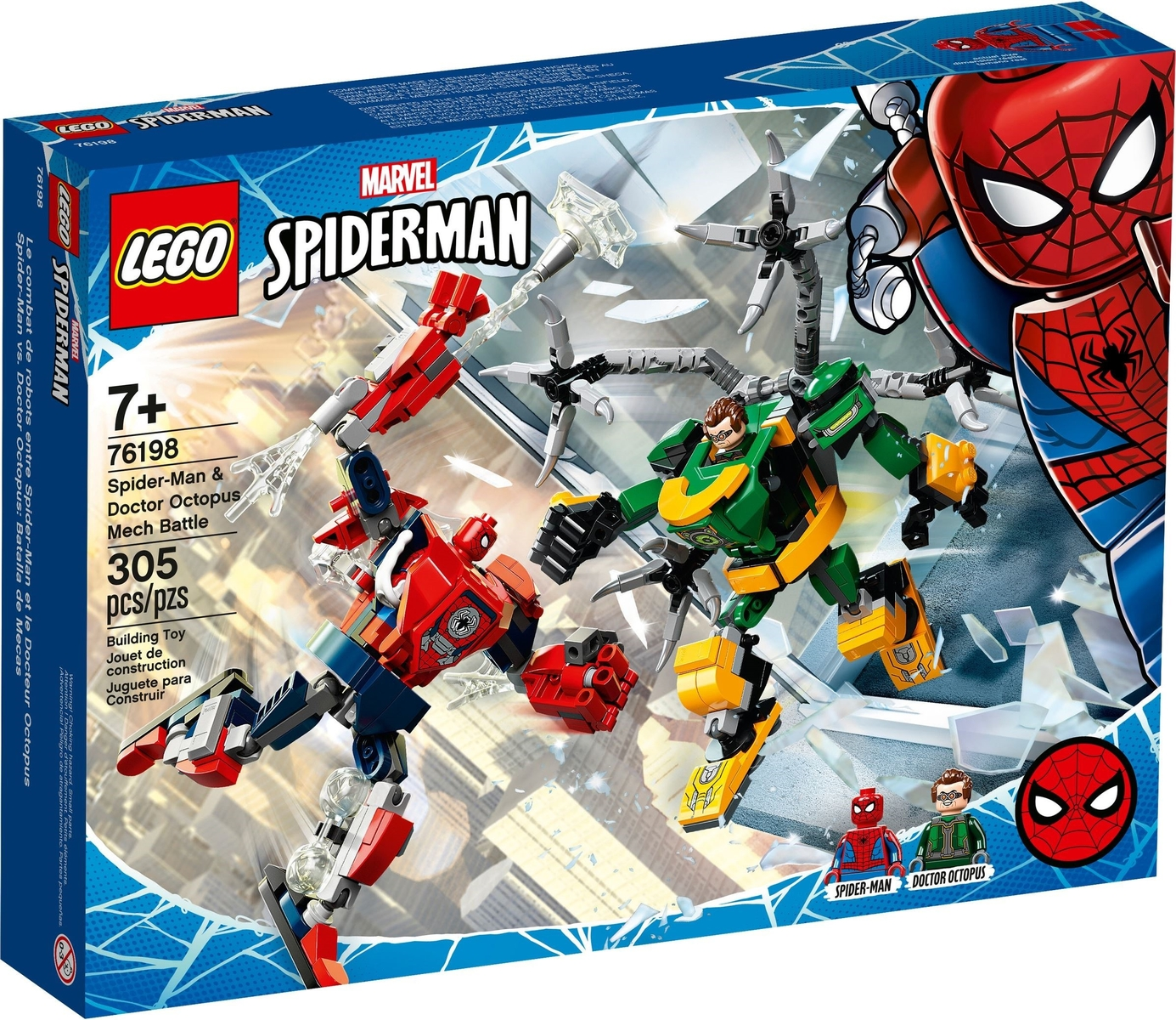 LEGO Marvel Superheroes Spider-Man and Doc Ock Mech Battle Set #76198 BRAND NEW