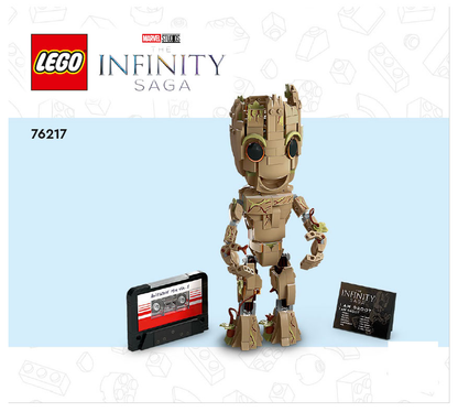 LEGO Marvel Superheroes I am Groot Set #76217 Includes Instructions