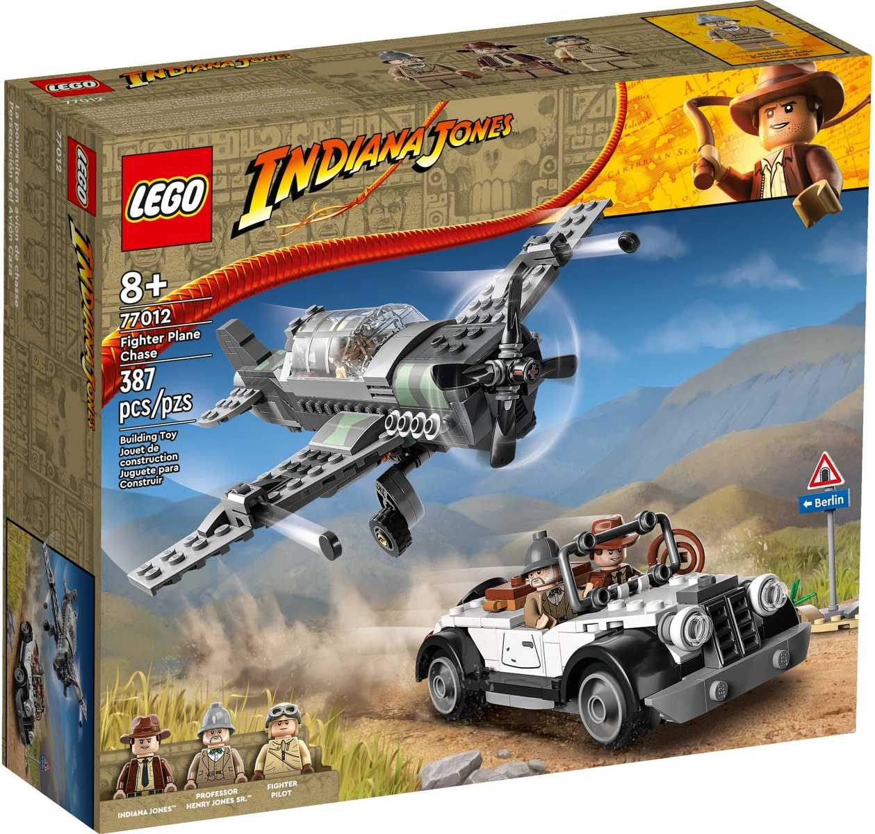 LEGO Indiana Jones Fighter Plane Chase Set #77012 BRAND NEW IN BOX