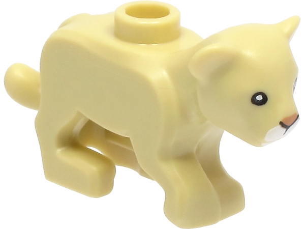 LEGO Animal Tan Cat / Lion Baby Cub