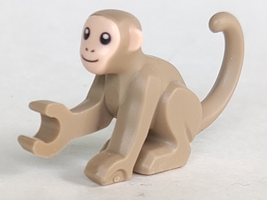 LEGO Animal Dark Tan Monkey