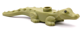 LEGO Animal Baby Crocodile / Alligator BRAND NEW Olive Green