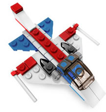 LEGO Creator Jet Plane Polybag BRAND NEW Set #7873 - Hellema Cookies Promotional