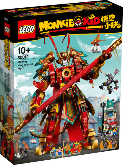LEGO Monkie Kid Monkey King Warrior Mech Set #80012 BRAND NEW IN BOX