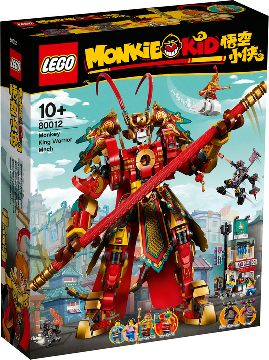 LEGO Monkie Kid Monkey King Warrior Mech Set #80012 BRAND NEW IN BOX
