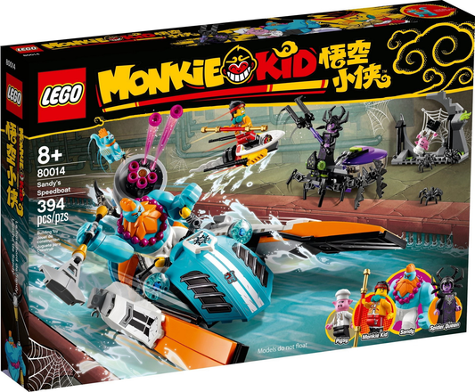 LEGO Monkie Kid Sandy's Speed Boat Set #80014 BRAND NEW