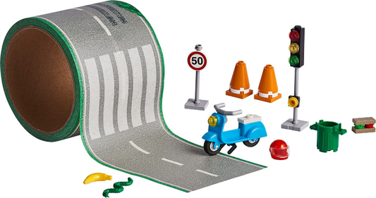 LEGO Xtra / City Road Tape Set #854048 BRAND NEW Tape Pieces and Instructions