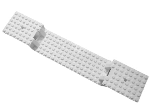 LEGO Train Base 6x34 Split Level White