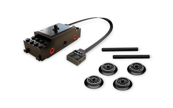 LEGO Technic Power Functions Train Motor with Axles and Wheels
