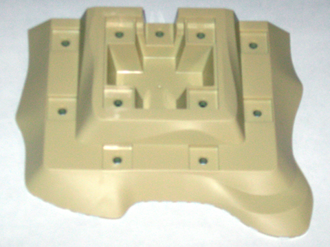 LEGO Raised Baseplate 18x22 Tan
