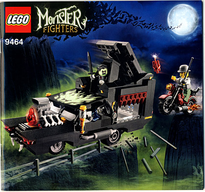 LEGO Monster Fighters The Vampyre Hearse Set #9464 Includes Minifigures and Instructions