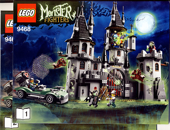 LEGO Monster Fighters Vampire Castle Set #9468 Includes Minifigures and Instructions