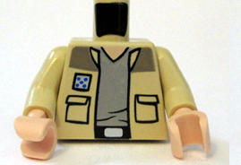 LEGO Star Wars Torso for Captain Antilles Minifigure