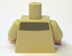 LEGO Star Wars Torso for Captain Antilles Minifigure