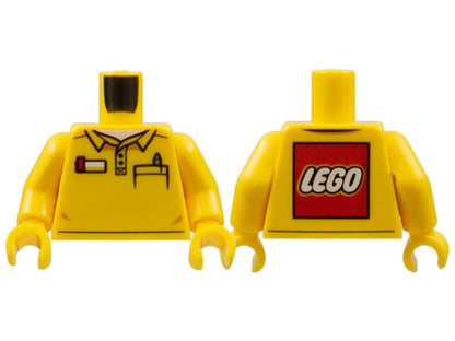 LEGO Creator / City Roller Coaster Operator Minifigure with LEGO Logo Shirt