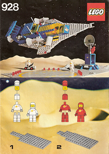 LEGO Vintage CLASSIC SPACE Instructions only Galaxy Explorer Set #918