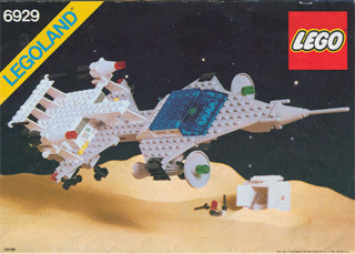 LEGO Vintage CLASSIC SPACE Instructions only Starfleet Voyager Set #6929