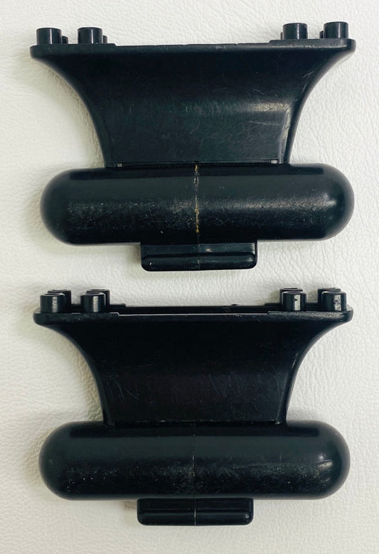 LEGO Vintage Weighted Keel 8x2x4 Pack of 2 Black with Tab